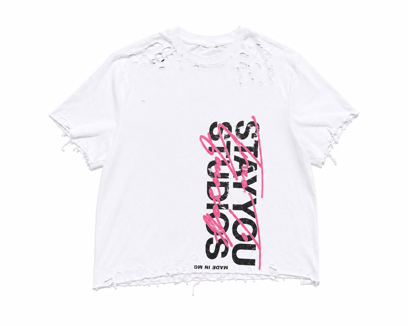 Pink logo Sy summer tee