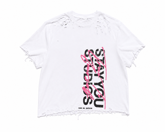 Pink logo Sy summer tee